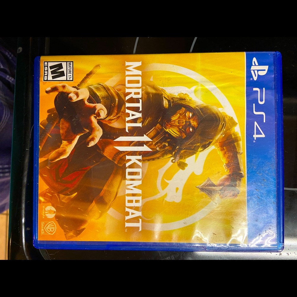 PS4 game Mortal Kombat 11 still in great condition
